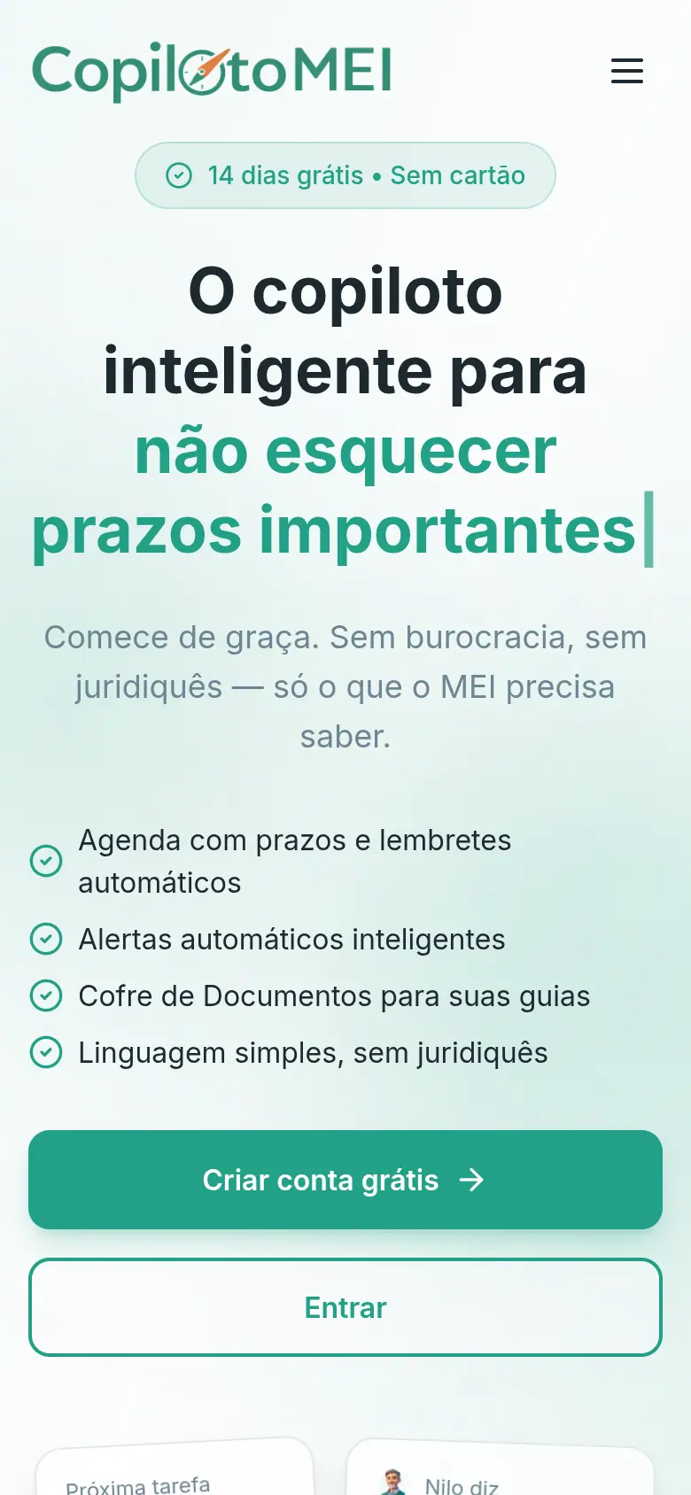 O produto no celular, saindo deste mesmo código